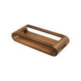 Double-sided walnut wood tray Artelegno VASD - 37 cm #1