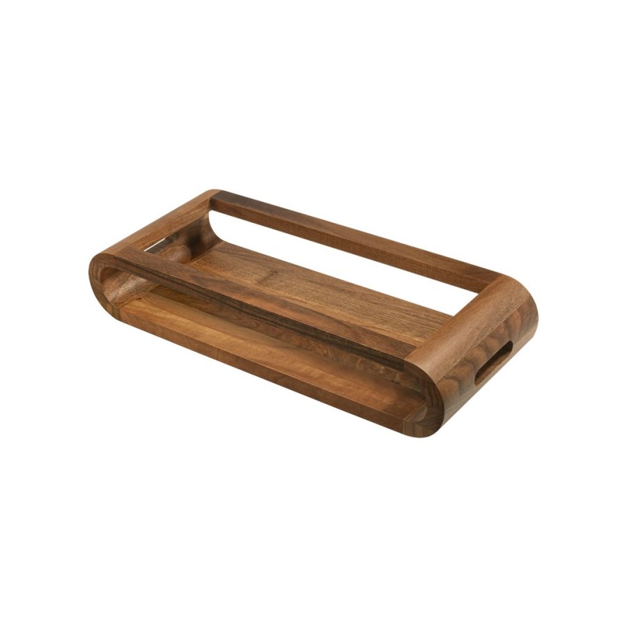 Double-sided walnut wood tray Artelegno VASD - 37 cm #1