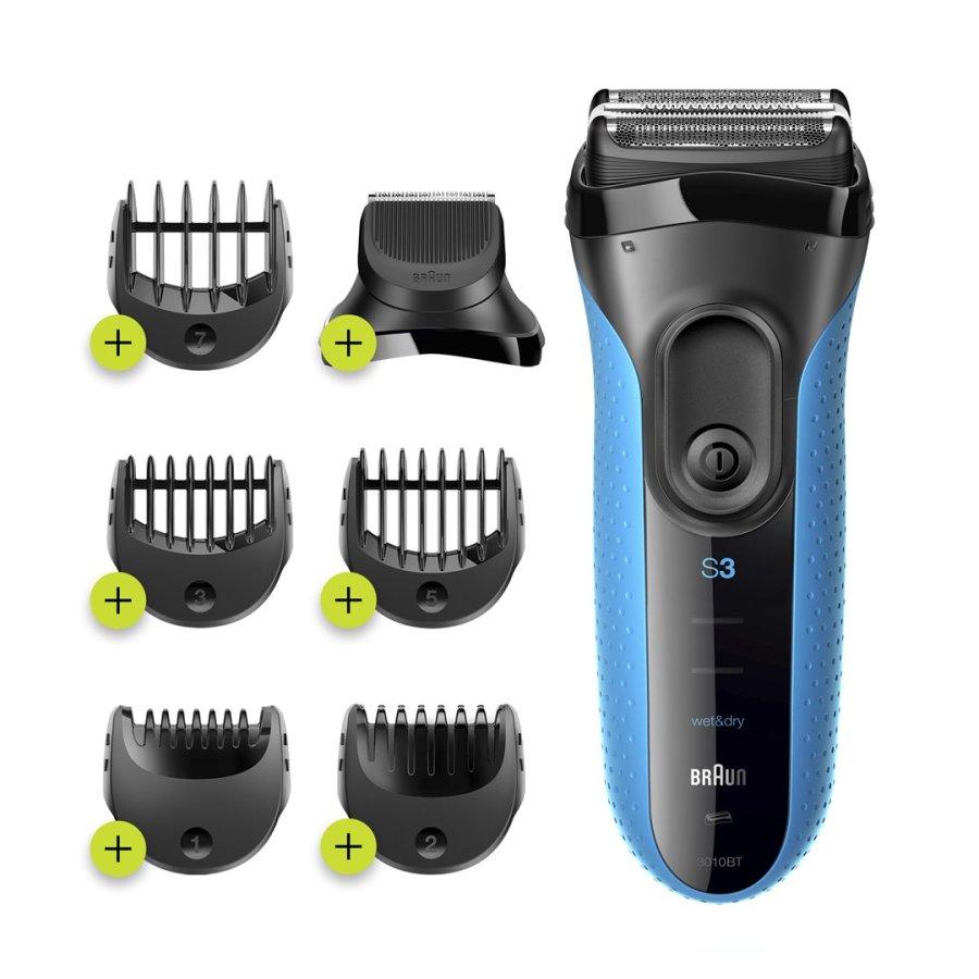 Braun Series 3 Shave&Style 3010BT Folie shaver Trimmer Sort, Bl #1