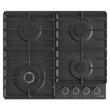 Gorenje Hob GW642AB Gas Number of burners/cooking zones 4 Rotary knobs Black #1