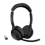 Jabra Evolve2 55 Headset Trdls Kontor/Callcenter Bluetooth Opladningsstativ Sort #2