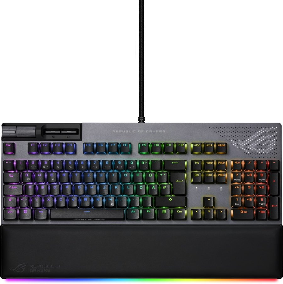 ASUS ROG Strix Flare II Animate tastatur Spil USB QWERTZ Tysk Sort #2