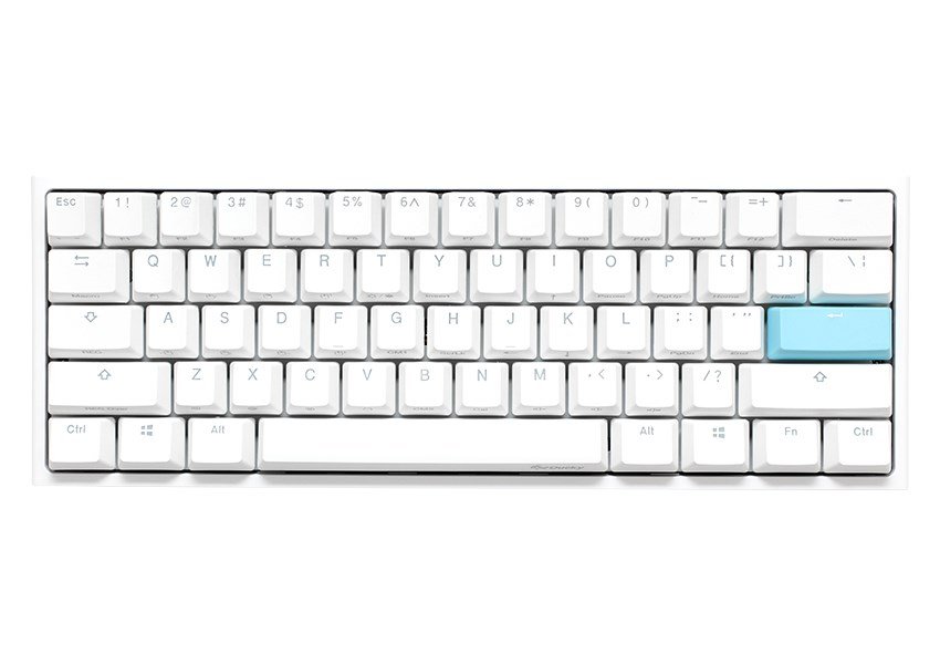 Ducky DKON2061ST tastatur Spil USB QWERTZ Tysk Hvid #2