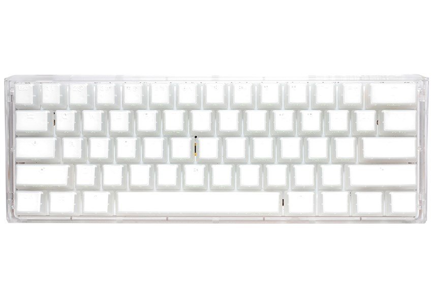 Ducky One 3 Aura White Mini Gaming Keyboard, RGB LED - MX-Blue (US) #1