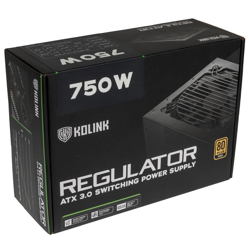 Kolink Regulator 80 PLUS Gold PSU, ATX 3.0, PCIe 5.0, modular - 750 Watts #1