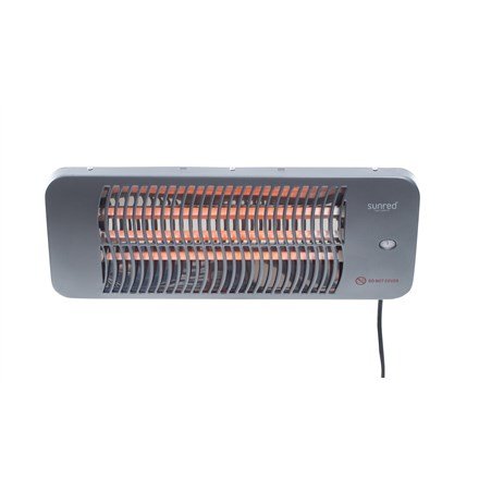 Sunred LUG-2000W varmeapparat Udendrs Sort Kvarts elektrisk rumvarmer #2