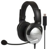 Koss SB45 USB Headset Ledningsf�rt Kontor/Callcenter Sort, S�lv #2