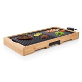 Tristar BP-2641 barbecue & grill Bordplade Elektrisk Bamboo, Sort 2200 W #3