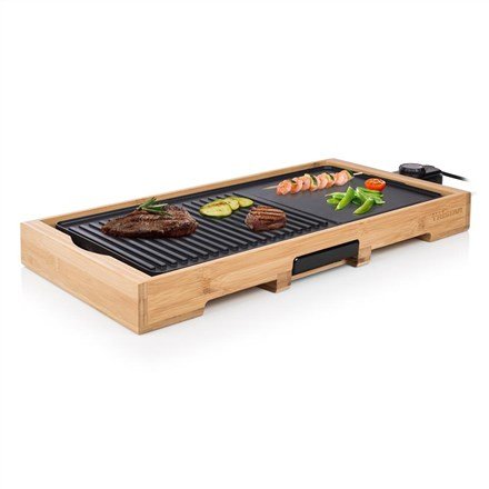 Tristar BP-2641 barbecue & grill Bordplade Elektrisk Bamboo, Sort 2200 W #3