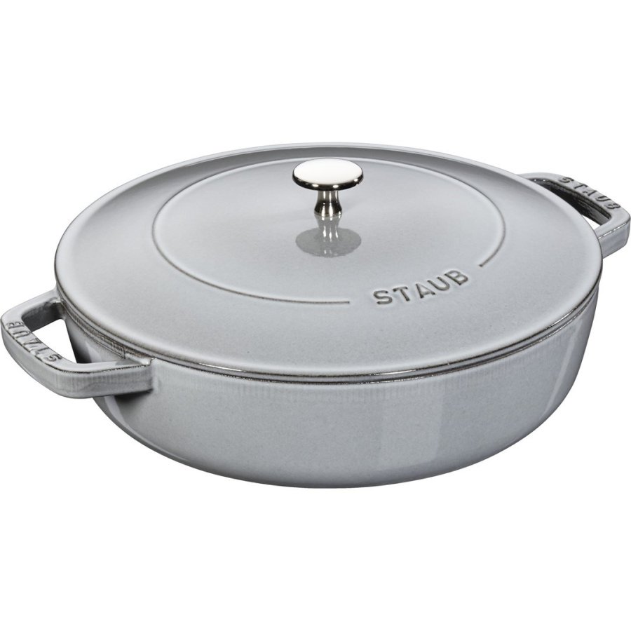 STAUB 28 cm dyb stegepande med lg 40511-470-0 #4