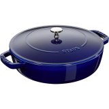 STAUB 28 cm dyb stegepande med lg 40511-476-0 #2