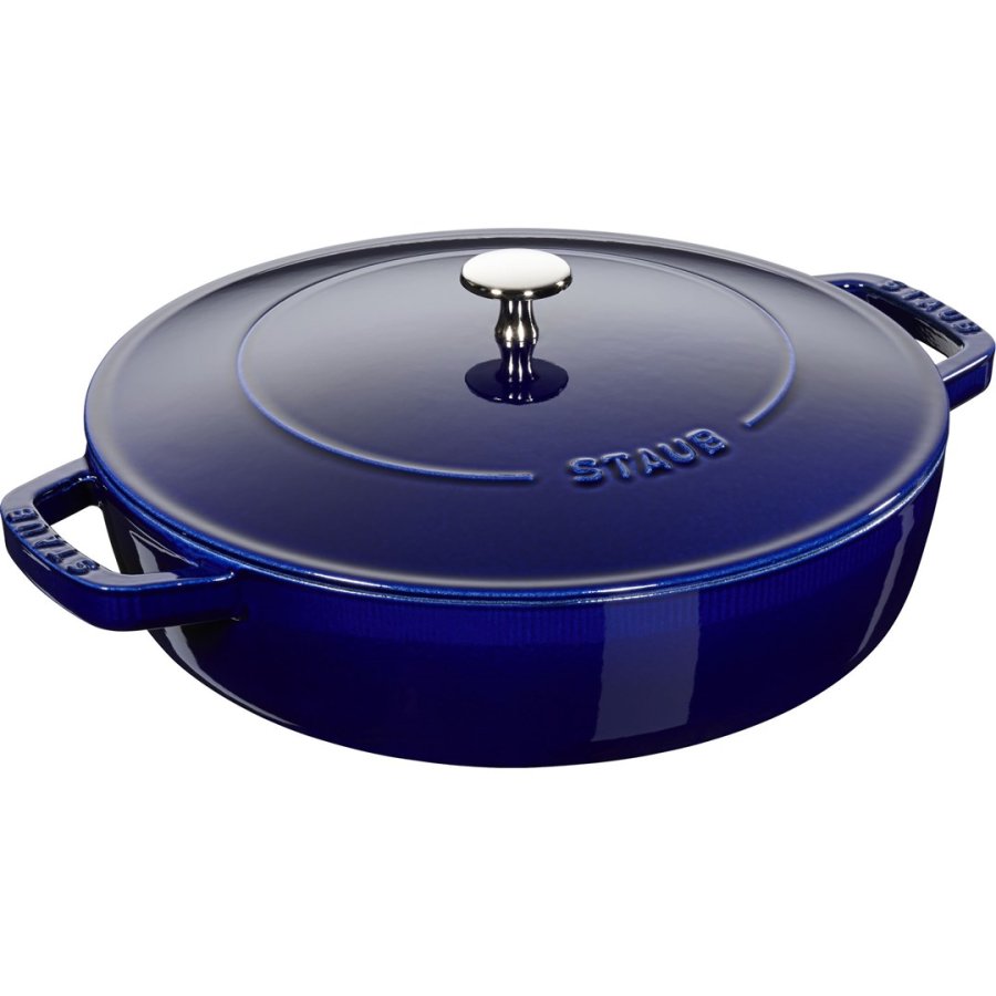 STAUB 28 cm dyb stegepande med lg 40511-476-0 #2