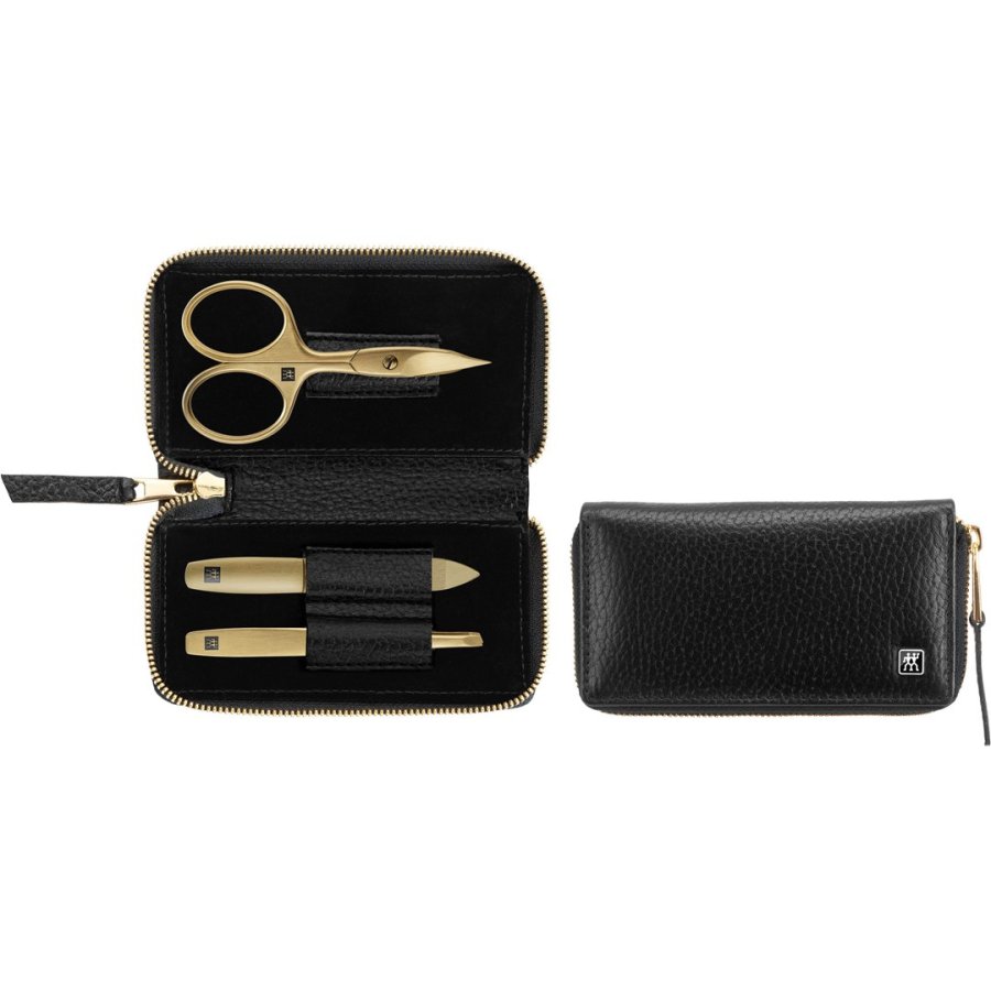 ZWILLING Twinox Gold Edition manicurest 97747-004-0 - sort lderetui 3 dele - sort #2