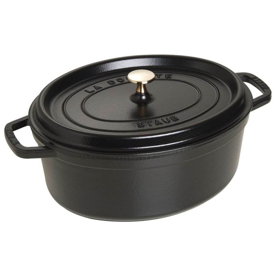 ZWILLING STAUB LA COCOTTE 5,5 L Oval Stbejern Gryde bradepande #4