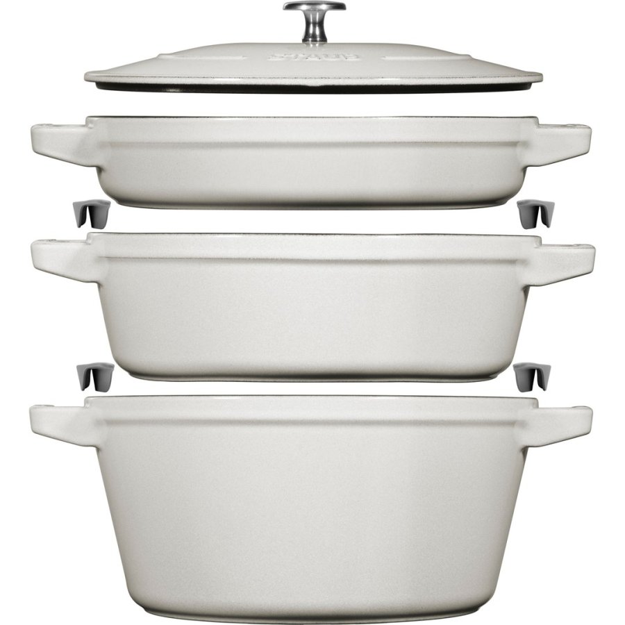 Staub La Cocotte 4,2 L Rund Stbejern Gryde bradepande #4