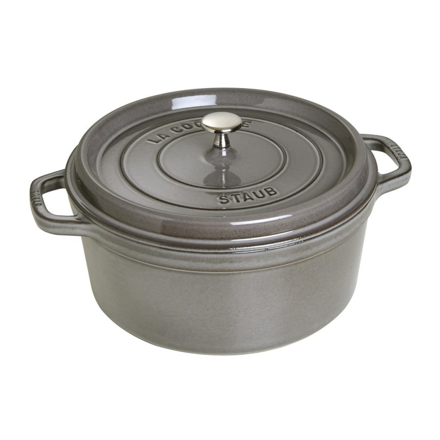 Staub La Cocotte 6,7 L Rund Stbejern Gryde bradepande #4