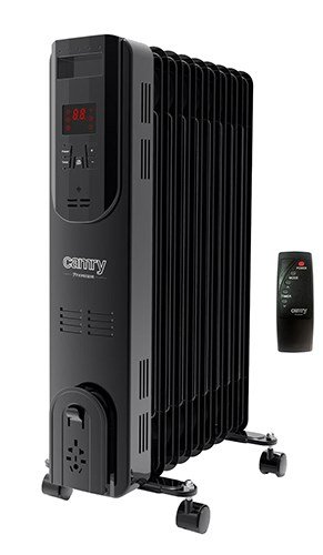 Camry | Heater | CR 7810 | Oil Filled Radiator | 2000 W | Number of power levels 3 | Black #1