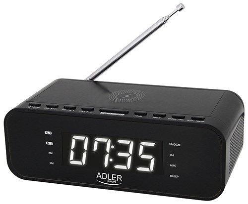 Adler AD 1192B vkkeur Digital alarmur Sort #2