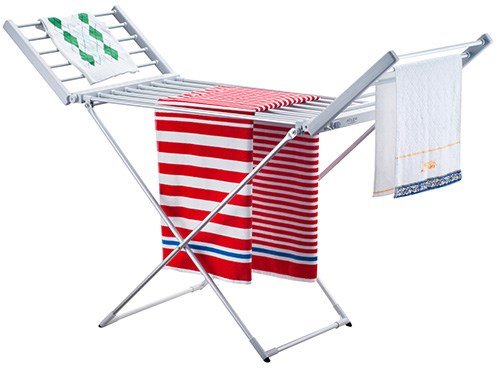 Adler | Foldable electric clothes drying rack | AD 7821 | 220 W | Silver/White | IP22 #1