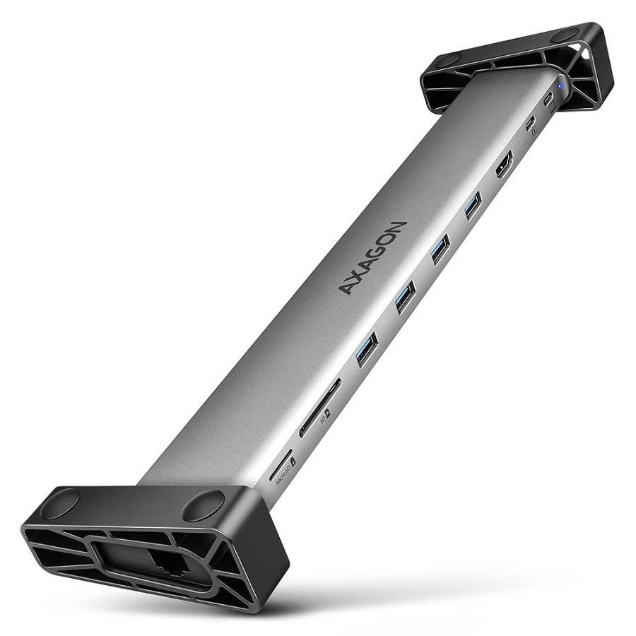 Axagon HMC-10HLS dockingstation Ledningsfrt USB 3.2 Gen 1 (3.1 Gen 1) Type-C Sort, Gr #2