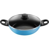 BALLARINI CAPRERA Patelnia głęboka 2H z pokrywką 28 cm niebieska #1