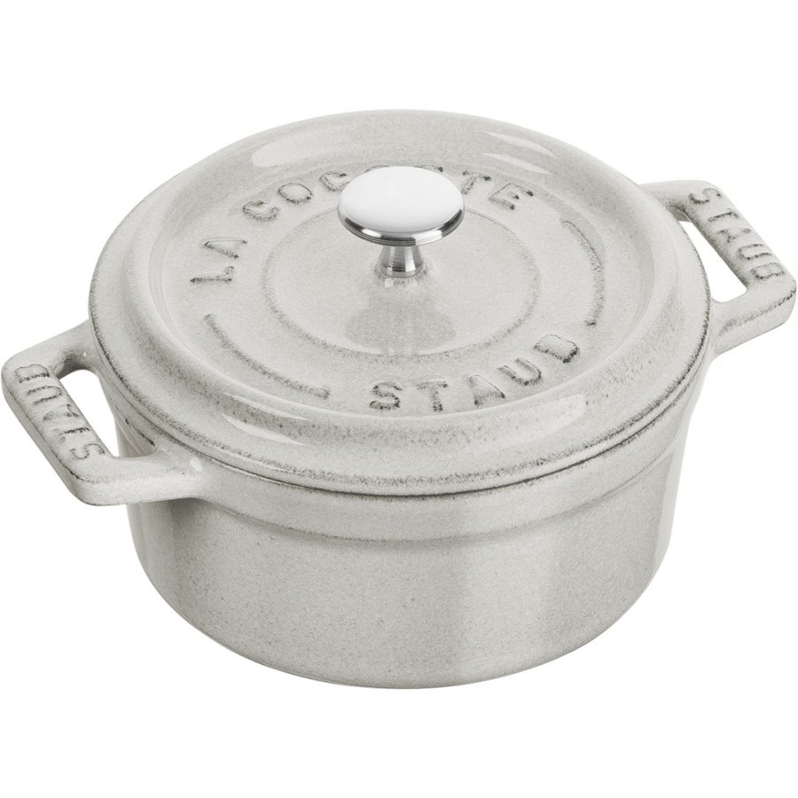 STAUB MINI COCOTTE Mini cast iron pot round 250 ml, truffle #1