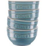 Staub Ceramique Sklst 0,4 L Rund Keramisk Turkis 4 stk #4