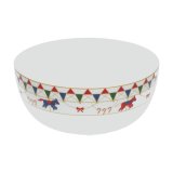 Xmas Carousel Round Salad Bowl - 25 cm #1