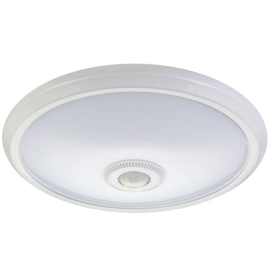 LED ceiling light with motion sensor and emergency power supply Maclean, PIR sensor and emergency power supply, range 6m, 12W, neutral color #1