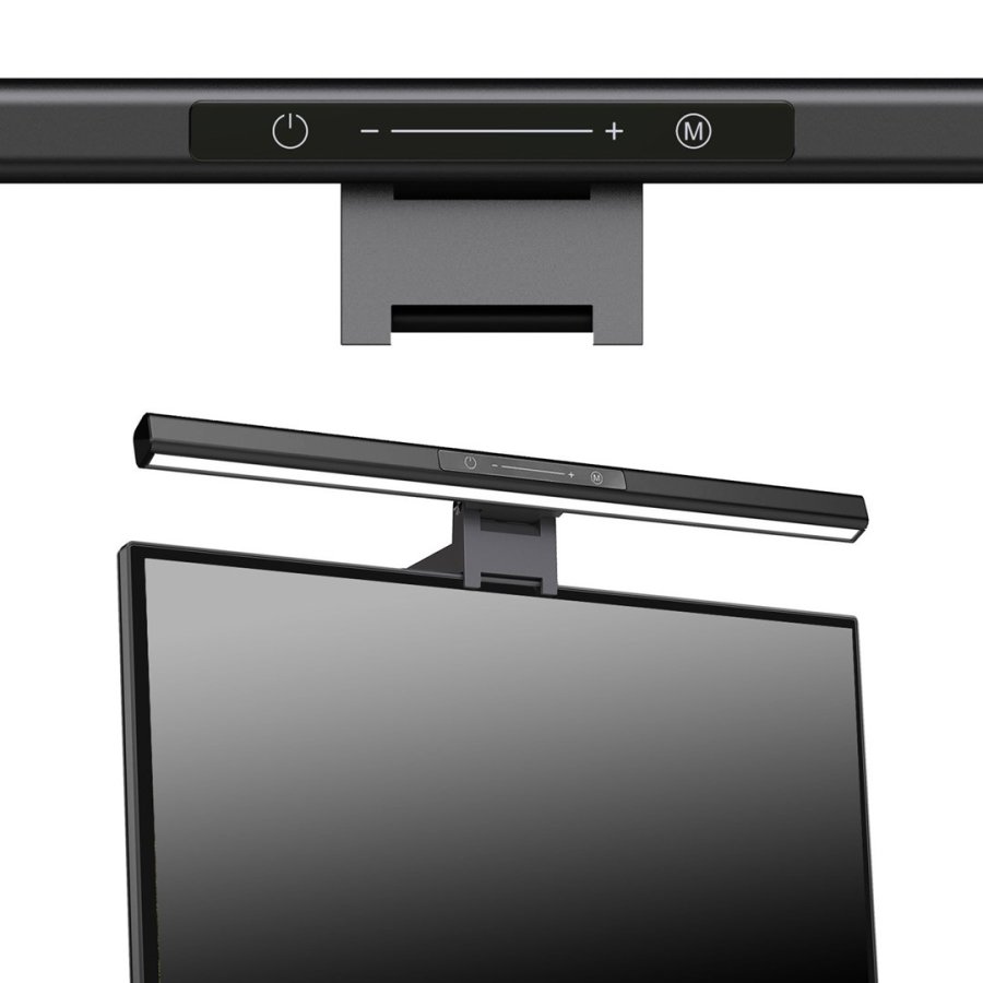 Maclean LED-skrmlampe, 5W, 3 lysfarver, justering af lysstyrke, 5V USB Type-C, MCE620 #2