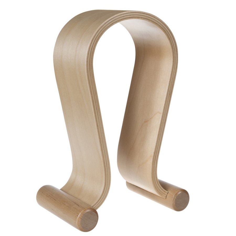 Maclean Headphone Stand, Wooden, Light Oak, MC-815O #1