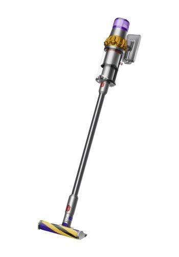 Dyson V15 Detect Absolute 2-i-1 stangstvsuger Batteri Dry Posels 660 W Nikkel, Gul #2
