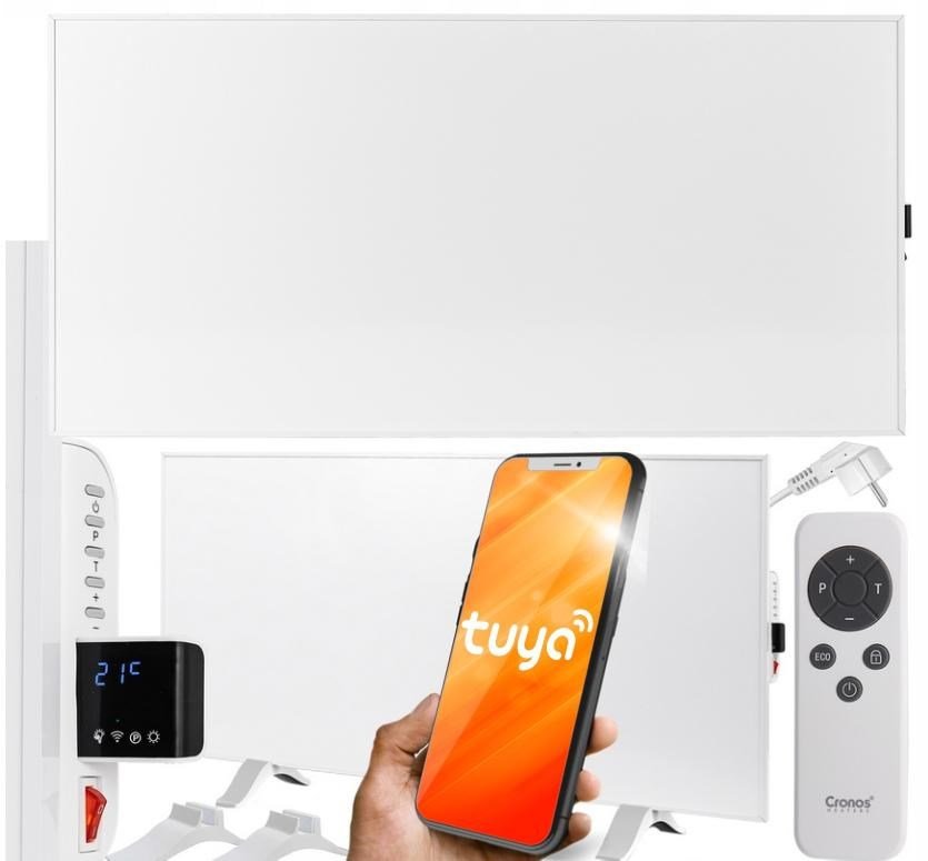 CRONOS CRP-770TWP INFRARDT VARMEAPPARAT 770W HVID #2