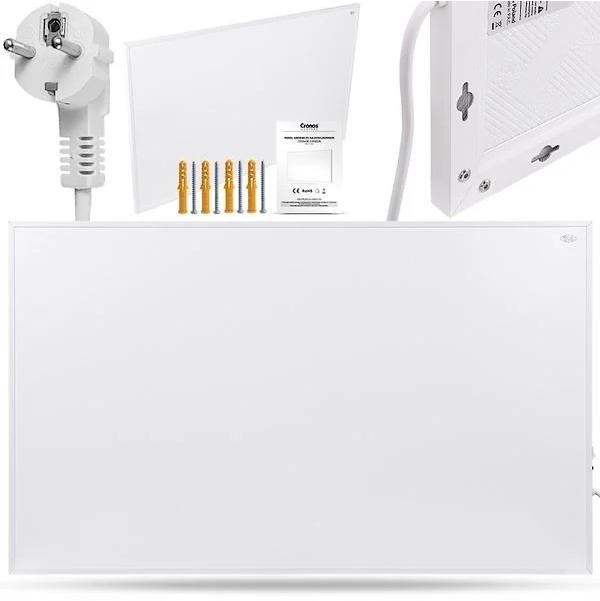 Cronos Carbon P800 800W infrardt varmeapparat hvid #2