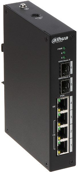 Dahua Technology PFS3206-4P-96 netvrksswitch Administreret L2 Fast Ethernet (10/100) Strm over Ethernet (PoE) Sort #2