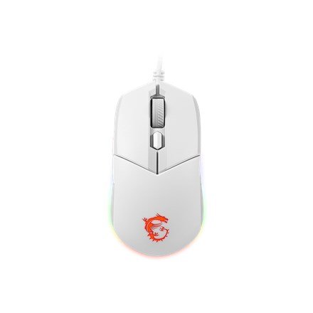 MSI CLUTCH GM11 WHITE mus Spil Ambidextrous USB Type-A Optisk 5000 dpi #2