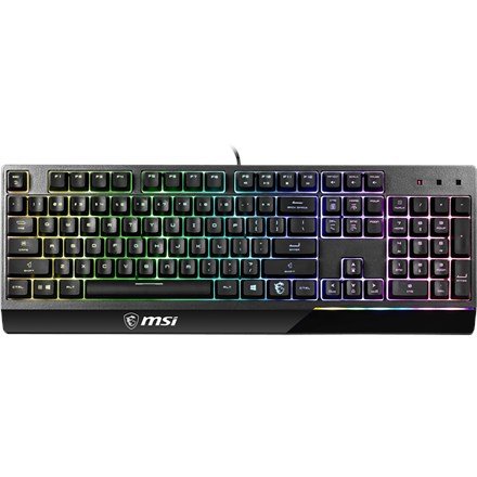 MSI Vigor GK30 tastatur Spil USB QWERTY US International Sort #2