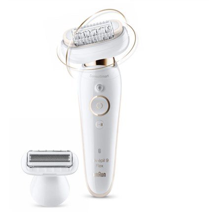 BRAUN Silk-pil 9 Flex 9002 Epilator 40 pincetter Hvid, Guld #1