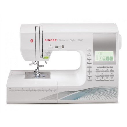 Singer 9960 Quantum Stylist symaskine, hvid #1