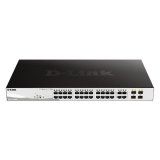D-Link DGS-1210-28MP netvrksswitch Administreret L2 Gigabit Ethernet (10/100/1000) Strm over Ethernet (PoE) 1U Sort, Gr #2