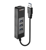 Lindy 43176 interface hub USB 3.2 Gen 1 (3.1 Gen 1) Type-A 5000 Mbit/s Sort #2