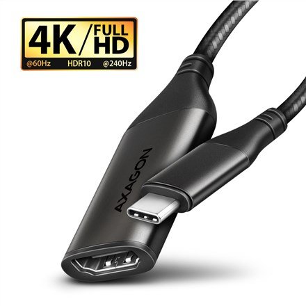 Axagon RVC-HI2M videokabel adapter 0,25 m USB Type-C HDMI Sort #2