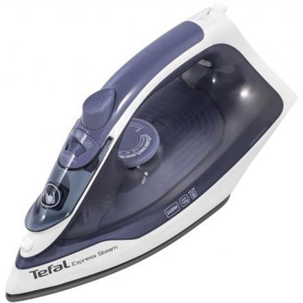 Tefal Express Steam FV2837 Tr & dampstrygejern Durilium -strygesl 2400 W Bl, Gr, Hvid #2