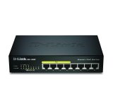 D-Link DGS-1008P/E netv�rksswitch Ikke administreret L2 Gigabit Ethernet (10/100/1000) Str�m over Ethernet (PoE) Desktop Sort #2