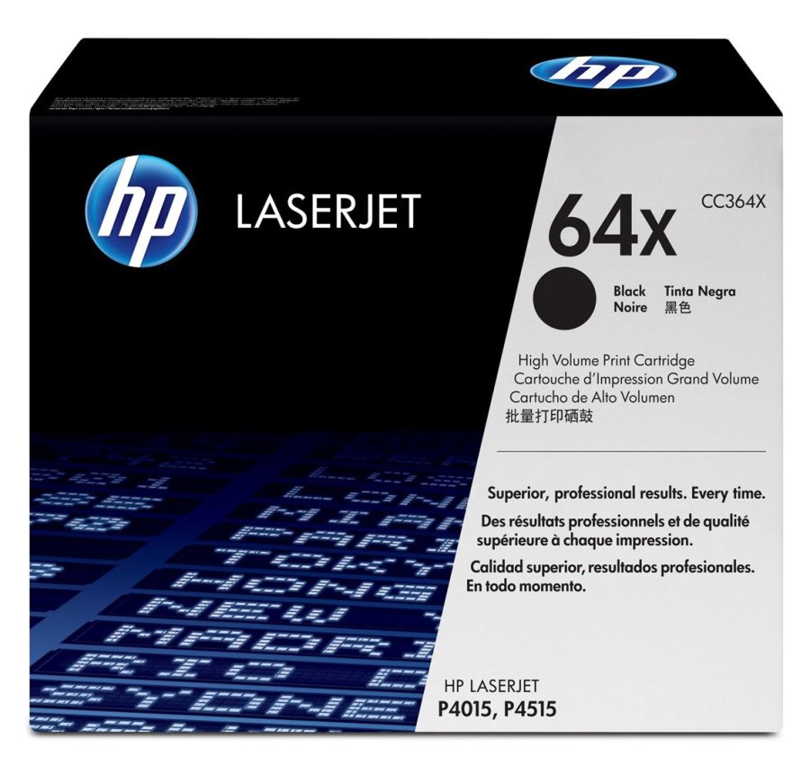 HP 64X High Yield Black Original LaserJet Toner Cartridge tonerpatron 1 stk Sort #1