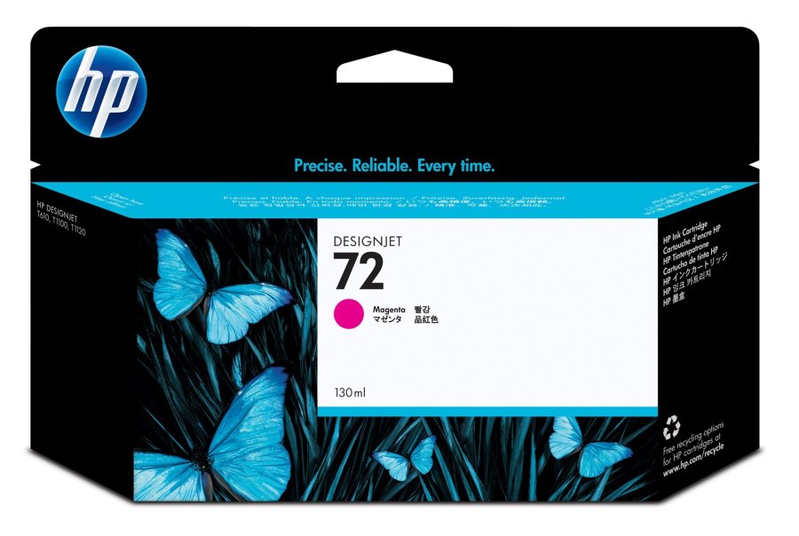 HP 72-blkpatron, 130 ml, magenta #2