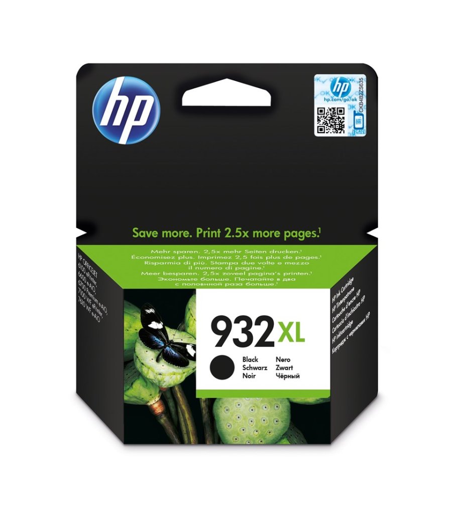 HP Original 932XL-bl�kpatron med h�j kapacitet, sort #2