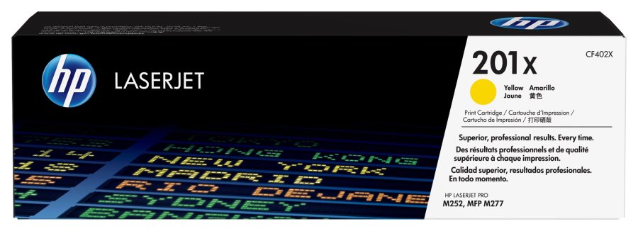 HP Original 201X LaserJet-tonerpatron med hj kapacitet, gul #2