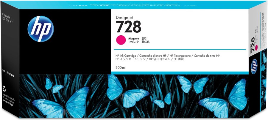 HP 728 300 ml DesignJet-blkpatron, magenta #2