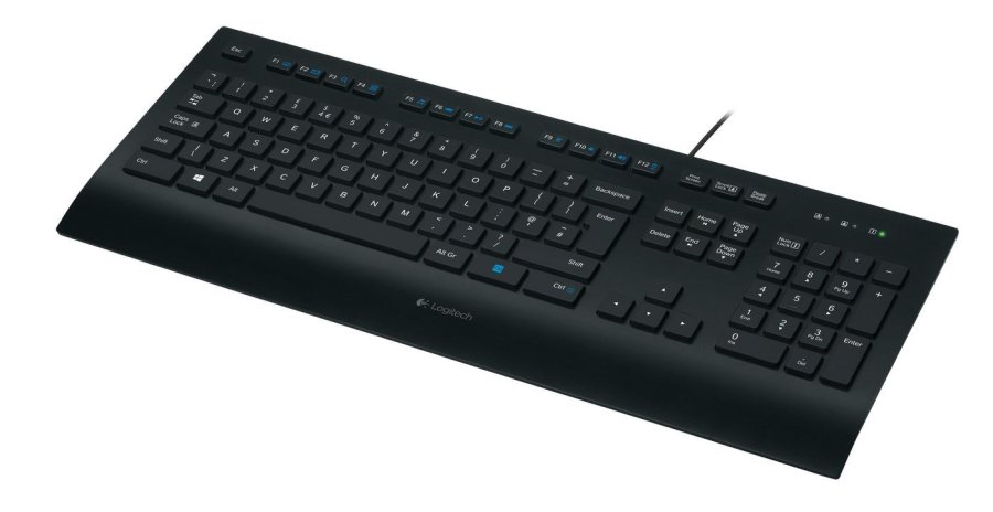Logitech K280e - tastatur - tysk - sor #1